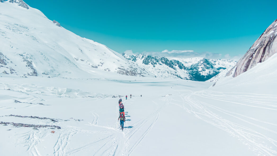 przejście skitourowe Monte Rosa