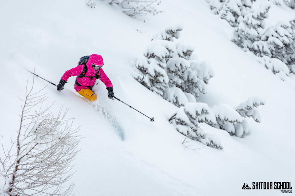 freeride podczas obozu w Tauplitz ze Skitour School