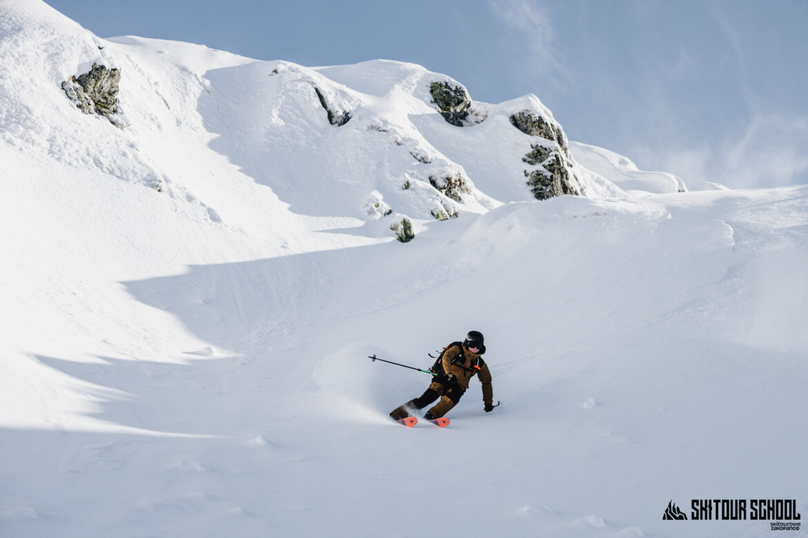 zjazd ze szczytu podczas obozu Bałkańska Wyrypa