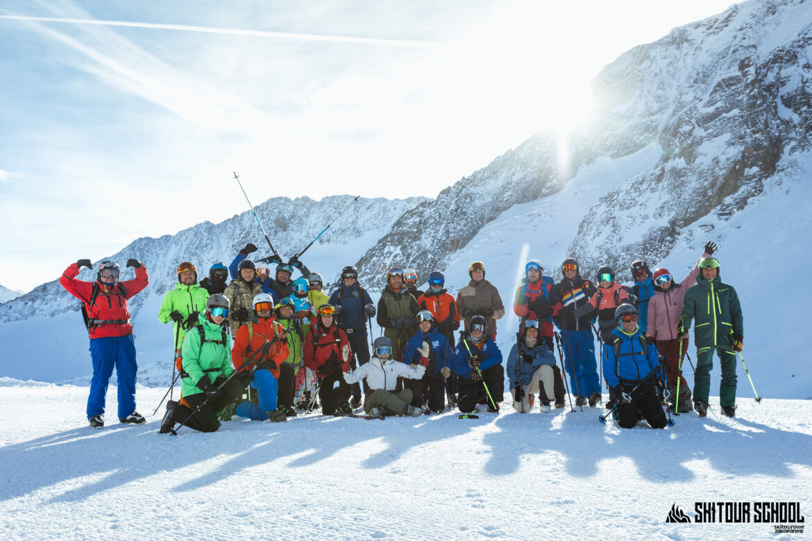 Uczestnicy obozu Stubai Freeride Camp