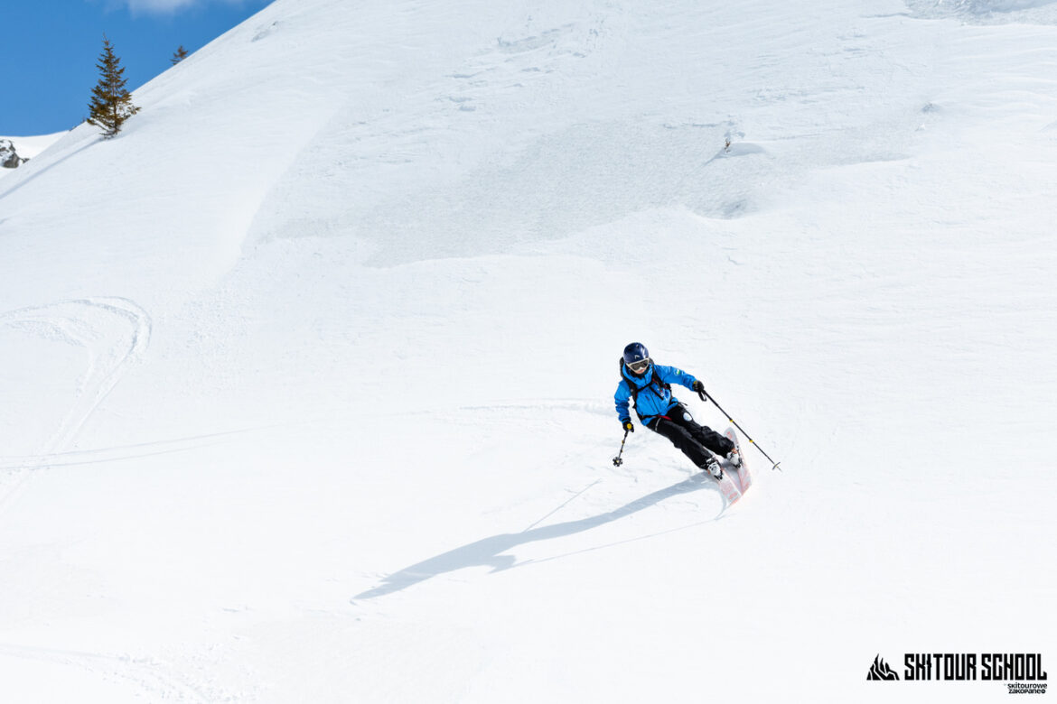 freeride w górach Tarcu